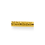 Load image into Gallery viewer, Solid Satin Polished Heart Pin in 14K Yellow Gold and Rhodium
