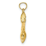 Load image into Gallery viewer, 14K Yellow Gold 3-D COWBOY BOOT Charm Pendant

