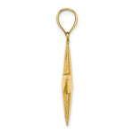 Load image into Gallery viewer, 14K Yellow Gold 3-D NAUTICAL STAR Charm Pendant
