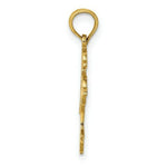 Load image into Gallery viewer, 14K Yellow Gold DOUBLE DolphinS RIGHT Charm Pendant
