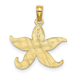 Load image into Gallery viewer, 14K Yellow Gold FLAT Starfish Charm Pendant
