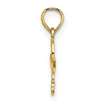Load image into Gallery viewer, 14K Yellow Gold FLAT Starfish Charm Pendant

