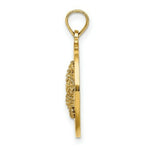 Load image into Gallery viewer, 14K Yellow Gold BOOTHBAY HARBOR Round Frame With Starfish Charm Pendant
