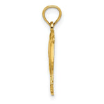 Load image into Gallery viewer, 14K Yellow Gold 2-D &amp; Polished REHOBOTH With Jumping Dolphins Charm Pendant

