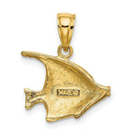 Load image into Gallery viewer, 14K Yellow Gold 2-D Polished Fish Charm Pendant
