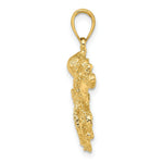Load image into Gallery viewer, 14K Yellow Gold 2-D &amp; Textured OCTOPUS Charm Pendant
