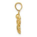 Load image into Gallery viewer, 14K Yellow Gold 2-D &amp; Textured OCTOPUS Charm Pendant

