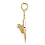 Load image into Gallery viewer, 14K Yellow Gold ANTIGUA, W.I. On Round Frame With Frog Charm Pendant
