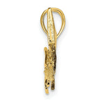 Load image into Gallery viewer, 14K Yellow Gold 2-D Textured Marlin Fish Charm Pendant
