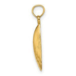 Load image into Gallery viewer, 14K Yellow Gold 2-D Polished MUSSEL SHELL Charm Pendant
