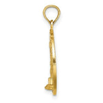 Load image into Gallery viewer, 14K Yellow Gold OCEAN CITY Round Frame With Lighthouse Charm Pendant
