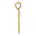 Load image into Gallery viewer, 14K Yellow Gold CAPE MAY Disc With Dolphin Charm Pendant
