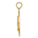 Load image into Gallery viewer, 14K Yellow Gold CAPE MAY On Round Frame With Crab Charm Pendant

