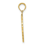 Load image into Gallery viewer, 14K Yellow Gold JAMAICA &amp; PALM TREE On Disk Charm Pendant

