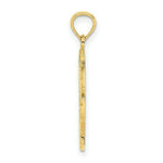 Load image into Gallery viewer, 14K Yellow Gold Bahamas Palm Tree Round Frame Charm Pendant
