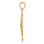 Load image into Gallery viewer, 14K Yellow Gold FLORIDA Under Starfish &amp; Dolphin Wave Frame Charm Pendant
