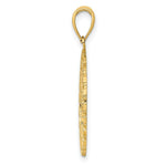 Load image into Gallery viewer, 14K Yellow Gold BERMUDA Under Palm Tree In Round Frame Charm Pendant

