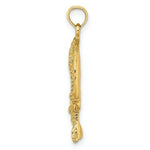 Load image into Gallery viewer, 14K Yellow Gold 2-D Round Stingray Charm Pendant
