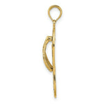 Load image into Gallery viewer, 14K Yellow Gold Palm Tree Flip &amp; Flop Charm Pendant
