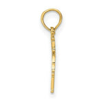 Load image into Gallery viewer, 14K Yellow Gold I HEART DolphinS With Dolphin Charm Pendant
