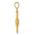 Load image into Gallery viewer, 14K Yellow Gold 3-D Pelican Standing Charm Pendant
