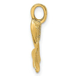 Load image into Gallery viewer, 14K Yellow Gold 3-D &amp; Polished WHALE TAIL Charm Pendant
