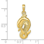 Load image into Gallery viewer, 14K Yellow Gold Dolphin Pendant
