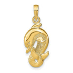 Load image into Gallery viewer, 14K Yellow Gold Dolphin Pendant
