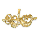 Load image into Gallery viewer, 14K Yellow Gold Swimming Dolphin and Octopus
