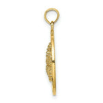 Load image into Gallery viewer, 14K Yellow Gold Fort Myers Beach FL Frame With Starfish Charm Pendant
