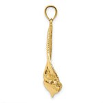 Load image into Gallery viewer, 14K Yellow Gold 3-D &amp; Polished Sailboat Charm Pendant
