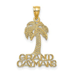 Load image into Gallery viewer, 14K Yellow Gold GRAND CAYMANS Under Palm Tree Charm Pendant
