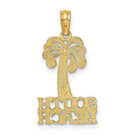 Load image into Gallery viewer, 14K Yellow Gold SOUTH BEACH Under Palm Tree Charm Pendant
