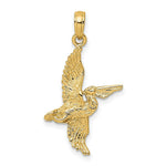 Load image into Gallery viewer, 14K Yellow Gold 3-D Pelican Flying Charm Pendant
