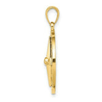 Load image into Gallery viewer, 14K Yellow Gold NAUTICAL COMPASS Charm Pendant
