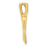 Load image into Gallery viewer, 14K Yellow Gold 3-D Polished WHALE TAIL Charm Pendant
