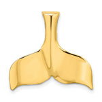 Load image into Gallery viewer, 14K Yellow Gold 3-D Polished WHALE TAIL Charm Pendant
