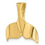 Load image into Gallery viewer, 14K Yellow Gold 3-D Polished WHALE TAIL Charm Pendant
