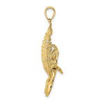 Load image into Gallery viewer, 14K Yellow Gold 2-D Moveable Lobster Charm Pendant
