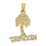 Load image into Gallery viewer, 14K Yellow Gold Key West Palm Tree Charm Pendant
