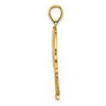 Load image into Gallery viewer, 14K Yellow Gold Large Charleston Palm Tree Charm Pendant

