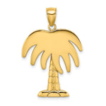 Load image into Gallery viewer, 14K Yellow Gold Large Charleston Palm Tree Charm Pendant
