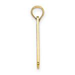 Load image into Gallery viewer, 14K Yellow Gold Textured Small Florida FT. Myers License Plate Charm Pendant
