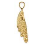 Load image into Gallery viewer, 14K Yellow Gold LION'S Paw Shell Charm Pendant
