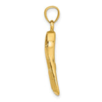 Load image into Gallery viewer, 14K Yellow Gold 3-D Scuba Flipper Charm Pendant
