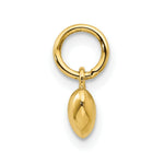 Load image into Gallery viewer, 14K Yellow Gold Solid Polished Plain Puffed Heart Charm
