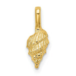 Load image into Gallery viewer, 14K Yellow Gold Mini Conch Shell Charm Pendant
