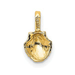 Load image into Gallery viewer, 14K Yellow Gold Mini Scallop Shell Charm Pendant
