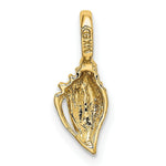 Load image into Gallery viewer, 14K Yellow Gold Mini Conch Shell Charm Pendant
