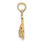 Load image into Gallery viewer, 14K Yellow Gold LBI SINGLE FLIP-FLOP Charm Pendant
